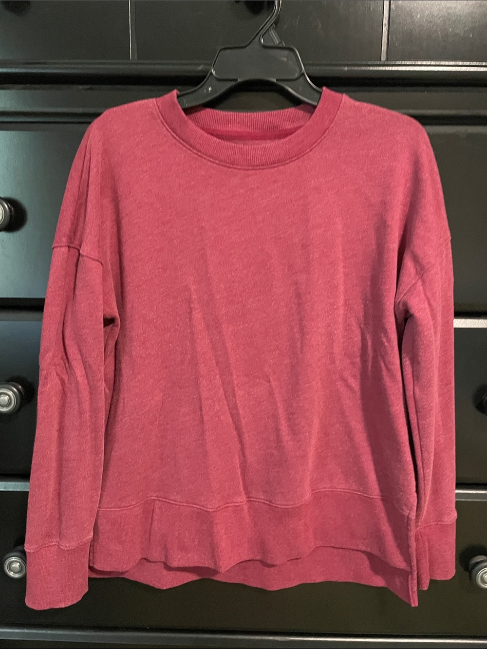 Time and Tru Rose Crewneck Sweatshirt